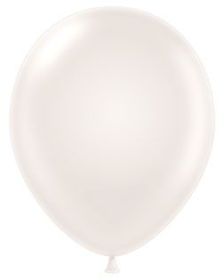 24 inch TUFTEX Sugar (Pearl White) Latex Balloons - 3 CT