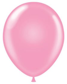 9 inch Standard Pink TUFTEX Latex Balloons - 100 count