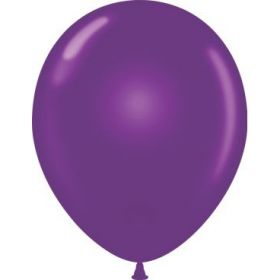 11 inch TUFTEX Plum Purple Latex Balloons - 100 count