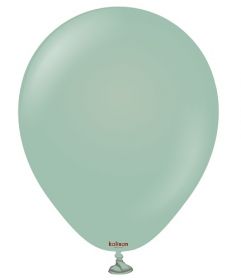 5 inch Kalisan Retro Winter Green Latex Balloons