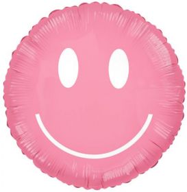 30 inch TUFTEX Rosy Smile Foil Balloon - Packaged