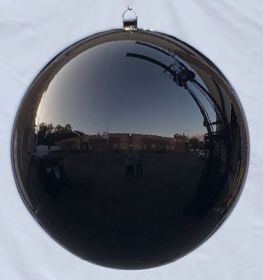 2 foot Black Shiny Chrome Sphere (Ball)