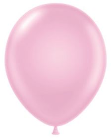 11 inch TUFTEX Shimmering Pink Latex Balloons - 100 count