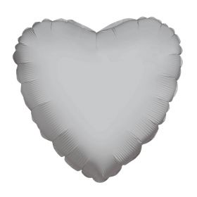 18 inch Silver Heart Foil Balloons