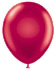 11 inch TUFTEX Metallic Starfire Red Latex Balloons - 100 count