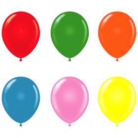 24 inch TUFTEX Assorted Standard Latex Balloons - 25 count