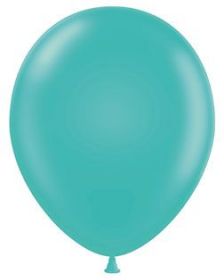 11 inch TUFTEX Teal Latex Balloons - 100 count