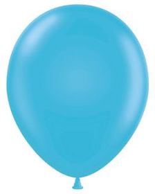 24 inch TUFTEX Turquoise Latex Balloons - 25 count