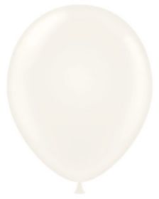 9 inch TUFTEX Standard White Latex Balloons - 100 count