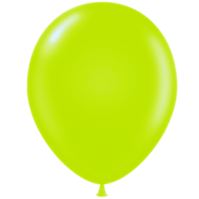 17 inch TUFTEX Lime Green Latex Balloons - 50 count