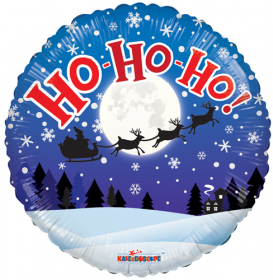 18 inch Ho Ho Ho! Circle Foil Balloon