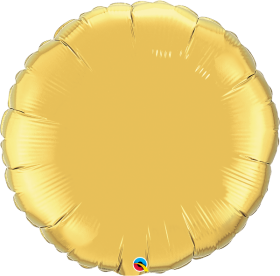 36 inch Qualatex Gold Circle Foil Balloons